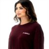 Pull Pinko col rond laine cachemire logo femme