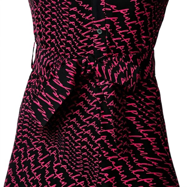 Robe décontractée Pinko imprimée georgette femme noir