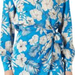 Pinko Robe Jaquard Imprimée décontractée Femme Noir Beurre-0