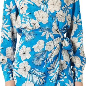 Pinko Robe Jaquard Imprimée décontractée Femme Noir Beurre-0