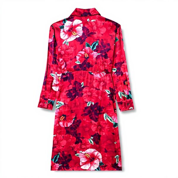Robe décontractée Pinko Satin Imprimé Femme Taille 48