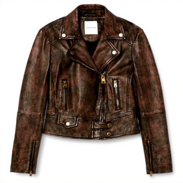 Pinko Manteau Sensible Clou Nappa Vintage Femme Marron