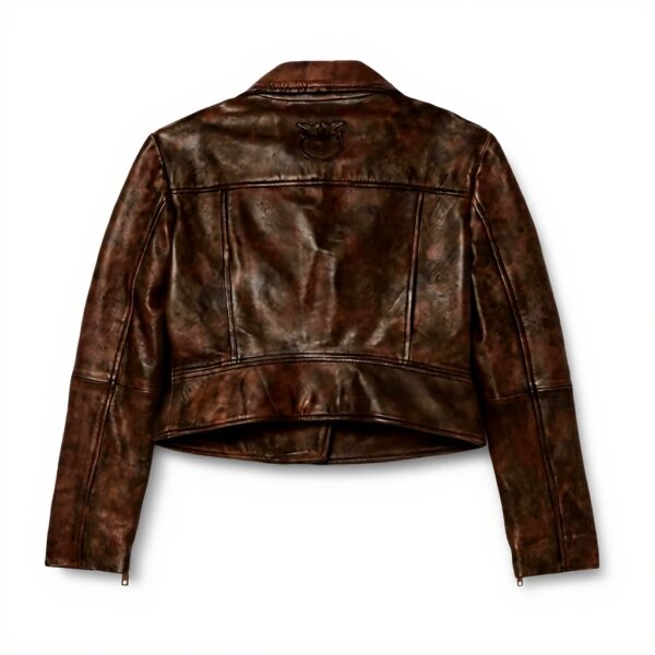 Pinko Manteau Sensible Clou Nappa Vintage Femme Marron