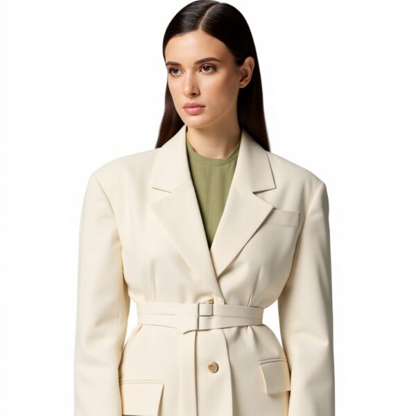 Veste oversized Pinko beige femme blazer printemps été
