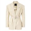 Veste oversized Pinko beige femme blazer printemps été