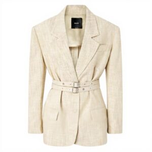 Veste oversized Pinko beige femme blazer printemps été