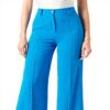 Pantalon Pinko Pureza Crepe Fluido Femme Large Pli