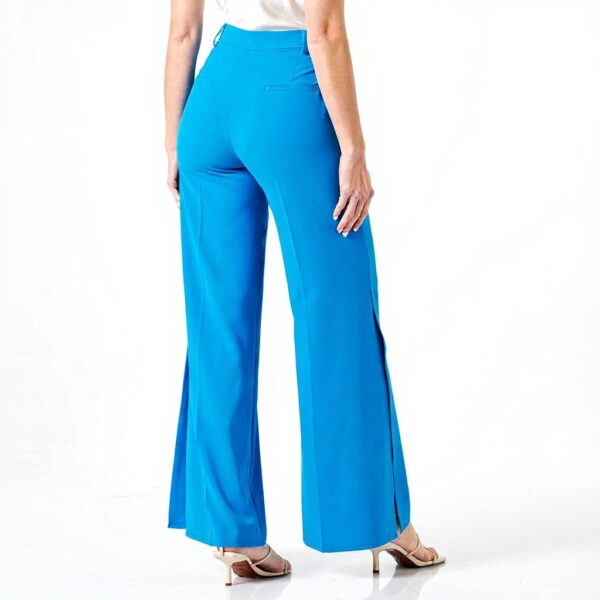 Pantalon Pinko Pureza Crepe Fluido Femme Large Pli