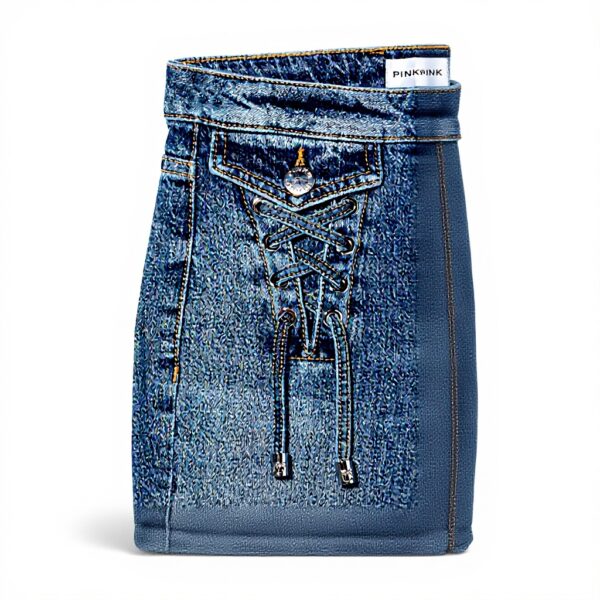 Jeans Pinko Zumba Denim Évasés Femme Pierres Décor