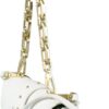 Sac bandoulière cuir Pinko Blanc femme automne hiver 2021-1