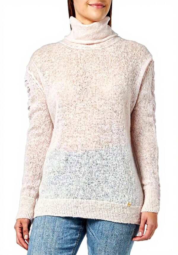 Pinko Pull Femme Tricot Gaze Henley Castoro Alp