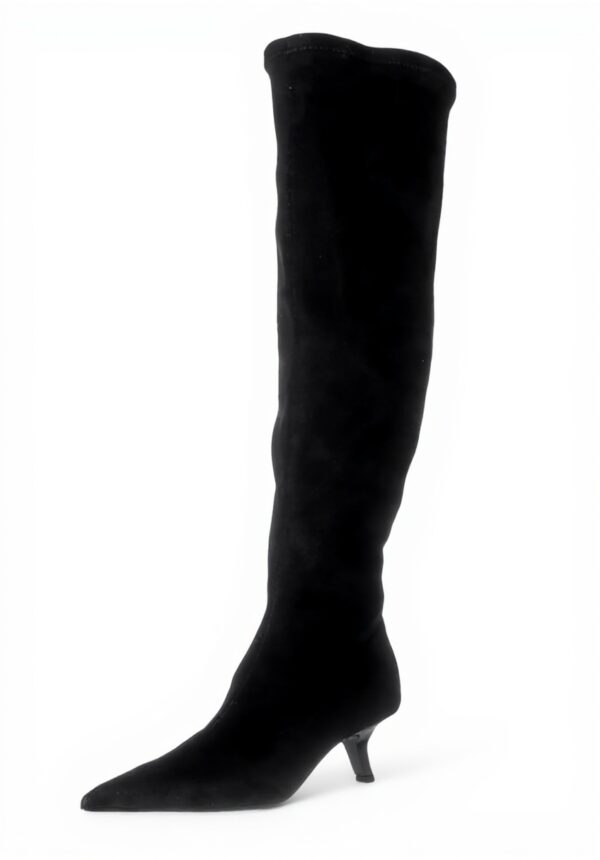 Bottes femme Pinko Paganini suédine tendance cruissard