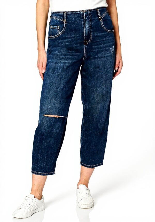 Pinko Jeans Femme Blouson Marin Bleu Taille 26