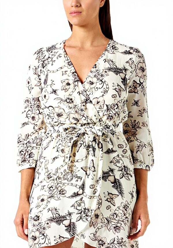 Robe Pinko Crêpe de Chine décontractée Femme Beurre Noir