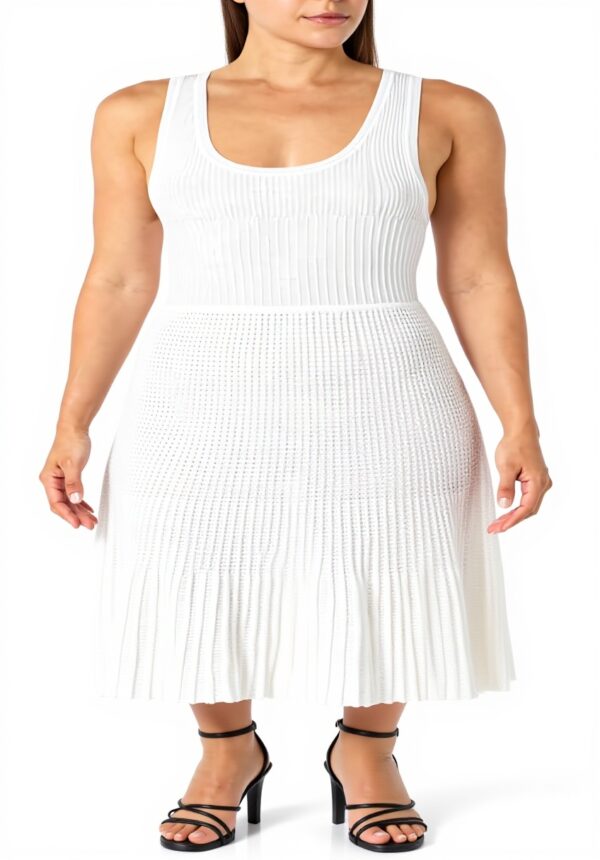 Robe décontractée Pinko Tilleul Point Effet Plissé Femme